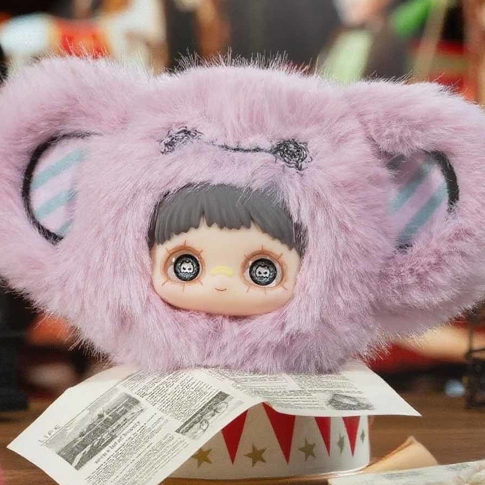 Maymei crazy circus plush pendant creepy spooky Halloween dark light weaver